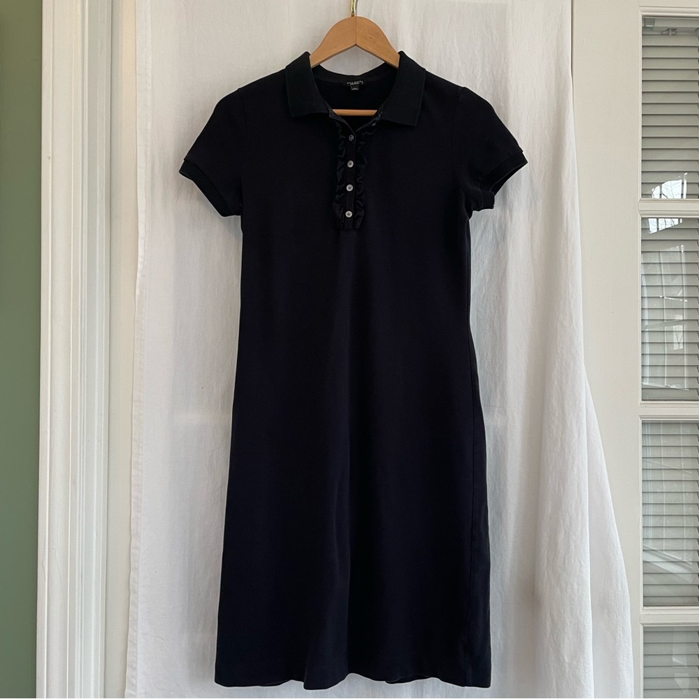 Talbots Black Polo Midi Dress